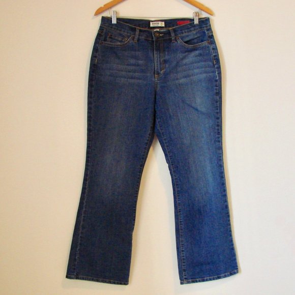 Bootcut Jeans High Waist Stretch Jeanstar Elle Size 12 - Picture 1 of 16